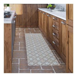 Croma Collection Alfombra vinílica Hidra topo 60 x 200 cm antideslizante lavable interior exterior PVC