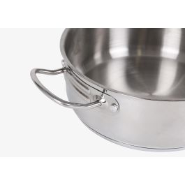 Quttin Olla Acero Inoxidable 24 cm 0.8 mm 6.5 L con Tapa (2 Unidades)