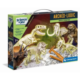 Clementoni Arqueo Ludic Presas y Depredadores Ciencia y Juego - Descubre el pasado excavando y reconstruyendo 2 dinosaurios y 2 animales prehistóricos Precio: 39.49999988. SKU: B1HSD67SZ5