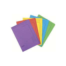 Carpeta Dossier Uñero Cartulina Exacompta Din A4 290 gr Paquete De 5 Unidades Colores Surtidos