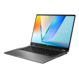 ASUS Vivobook 14 Flip OLED TP3407SA-QL064W - Portátil 14" WUXGA, Intel Core Ultra 7, 32GB RAM, 1TB SSD, Arc Graphics, Windows 11 Home, Gris