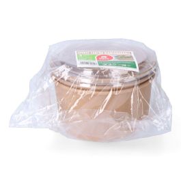 Best Products Envase Redondo Cartón Biodegradable Tapa 1000cc 3 Unidades