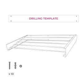 Tendedero de Pared Plegable Extensible Retráctil Dryva 100 InnovaGoods
