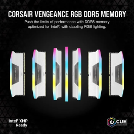 Corsair Vengeance RGB 32GB (2x16GB) DDR5 5200MHz CL40 Memoria RAM para PC