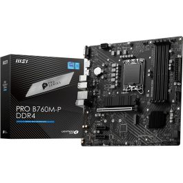 MSI PRO B760M-P DDR4 Placa Base Intel B760 LGA 1700 Micro ATX - 911-7E02-006 Precio: 96.58999966. SKU: B1K36WVBD2