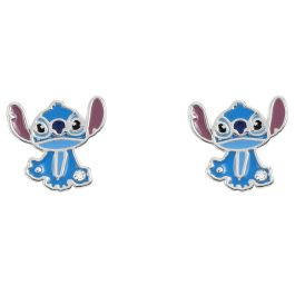 PEERS HARDY Pendientes de Stitch Disney bañados en plata con circonita cúbica
