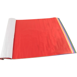 Liderpapel Papel seda 12 colores surtidos rollo 24 hojas 50x75cm 17g/m2