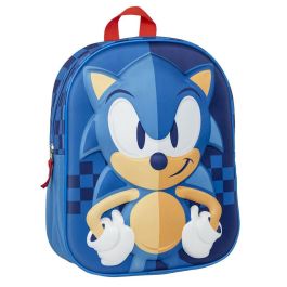 Mochila Escolar Sonic Azul 25 x 31 x 10 cm Precio: 11.49999972. SKU: B1AAFVW779