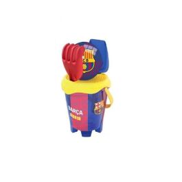 Mochila cubo playa castillo barcelona diamertro18cm con rastrillo,pala y balon 13 cm Precio: 12.59000039. SKU: B1AGNNXBJ4