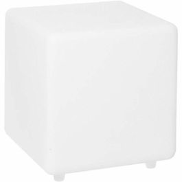 Lumisky LUM3760119739495 Cubo Solar Luminoso CASY H30 cm - Taburete Mesa Centro LED Blanco y Multicolor