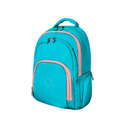 Antartik Mochila Fusion Flex Turquesa Multibolsillo 19L Impermeable Poliéster 450x180x300 mm