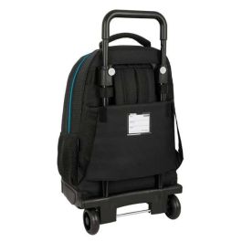 Mochila Escolar con Ruedas Kelme Iron Negro 33 x 45 x 22 cm