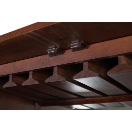 GINER Y COLOMER Mueble Bar Madera de Mango y Metal Cerezo 179 cm Alto