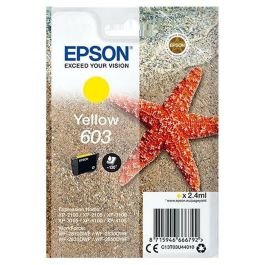 Cartucho de Tinta Original Epson XP-2100, 3100, 4100 / WF-2830DWF, 2850DW - Nº 603 Amarillo (10 Unidades) Cartucho de Tinta Original Epson XP-2100, 3100, 4100 / WF-2830DWF, 2850DW - Nº 603 Amarillo (10 Unidades)