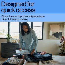 HP 22L Travel Plus Mochila para Portátil de 16 Pulgadas, Bolso de Viaje Duradero y Organizado