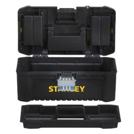 Stanley Caja de Herramientas Plástico Essential 16'' STST1-75518 Cierres Metálicos Organizador 40x20x19cm