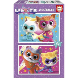 Educa Puzzle SuperKitties 2 x 20 Piezas Multicolor Niños a partir de 3 años AAAQE71908 Precio: 23.50000048. SKU: B145VJCKH8