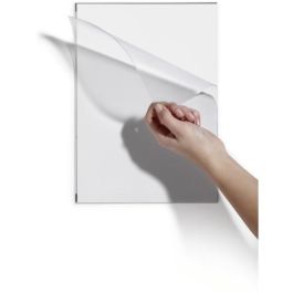 DURABLE 487419 - Bolsa Magnética DIN A4 Transparente, Orientación Retrato/Paisaje, Pack de 2 Unidades