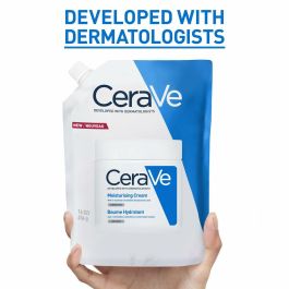 Cerave Crema Hidratante Piel Seca a Muy Seca con 3 Ceramidas y Tecnología MVE - 454 gr