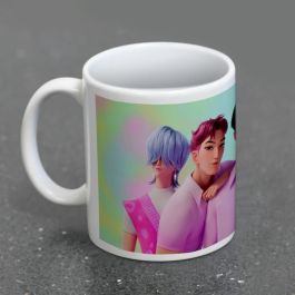 PYRAMID Taza Saja Boys KPop Demon Hunters 325ml Cerámica