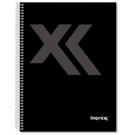 IMPREX Cuaderno Espiral Tapa Forrada A5 80 Hojas 90 Gr Cuadrícula 4x4 Negro (Pack 4 Unidades) (4 Unidades) Precio: 6.69000046. SKU: B17MJ7RZCY