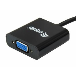 Equip Adaptador DisplayPort (DP) a VGA Macho a Hembra, Full HD 1920x1200, DP 1.1, Aluminio, con pestillo, 15cm Equip Adaptador DisplayPort (DP) a VGA Macho a Hembra, Full HD 1920x1200, DP 1.1, Aluminio, con pestillo, 15cm