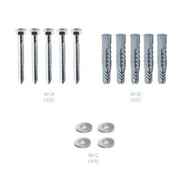 TooQ LP2355TN-B Soporte de Pared Articulado para TV 23-55" hasta 30kg VESA 75x75-400x400 con Pistón Gas y Cableado Negro