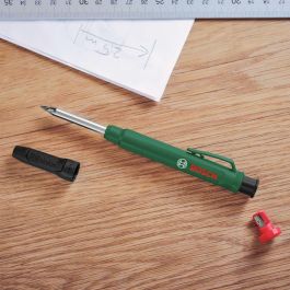 Bosch BOS4053423302165 Juego de 6 minas de grafito HB para marcador de agujeros profundos de 2,8 mm, con estuche de almacenamiento Bosch BOS4053423302165 Juego de 6 minas de grafito HB para marcador de agujeros profundos de 2,8 mm, con estuche de almacenamiento