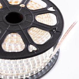 Tira de 120 LEDs/M 500W 1.000Lm 6000ºK SMD5050 220VAC IP65 x50M 40.000H  [HO-220-120-50M-CW]