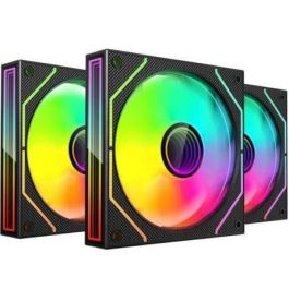 Mars Gaming MF-3DPROKIT Kit 3 Ventiladores ARGB 12cm Infinity Mirror 3D con HUB y Mando a Distancia PWM FDB