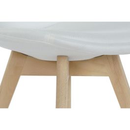 Silla Scandi DKD Home Decor Blanco 56 x 83 x 48 cm