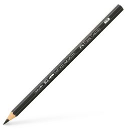 FABER-CASTELL BK Lápices Acuarelables Graphite Aquarelle Negro Dureza Múltiple Mina Resistente a la Rotura Pack de 6