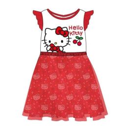 Vestido single jersey fantasia hello kitty 7 años Vestido single jersey fantasia hello kitty 7 años