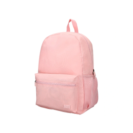 Liderpapel Mochila Core Rosa 15L con Compartimento Lateral Elástico para Botella, Diseño Ligero y Brazos Acolchados, Dimensiones 400x125x300 mm