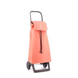 Rolser Carro de la Compra Jet LN Joy Coral Aluminio 2 Ruedas 40L Base Plegable Asa Ergonómica