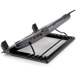 Conceptronic Base Refrigeración Portátil 17" 1 Ventilador 14cm USB 2.0 Negro ERGO