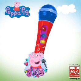 Microfono de mano con amplificador y ritmos peppa pig