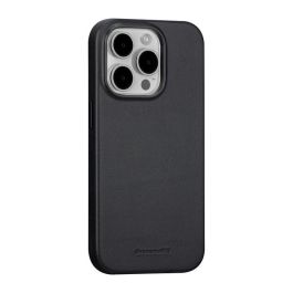 dbramante1928 Funda Roskilde MagSafe para iPhone 15 Pro Negra - Cuero Full-Grain y Materiales Reciclados, Protección Óptima