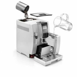 Delonghi ECAM 350.35.W Cafetera Espresso Dinamica con Molinillo Integrado, Pantalla Táctil, 4 Recetas Directas, 300g Granos, Blanca Delonghi ECAM 350.35.W Cafetera Espresso Dinamica con Molinillo Integrado, Pantalla Táctil, 4 Recetas Directas, 300g Granos, Blanca