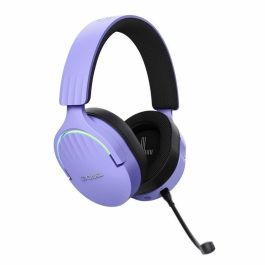 Auriculares Gaming Inalámbricos con Micrófono Trust Gaming GXT 491 Fayzo/ Bluetooth/ Jack 3.5/ Morados