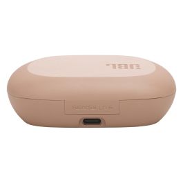 JBL Sense Lite Auriculares Inalámbricos Bluetooth 5.4, IP54, 8h Autonomía, Carga USB-C, Micrófono, Color Beige