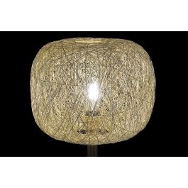 DKD Home Decor Lámpara de Pie Moderna de Metal Blanca | Casquillo E27 (Máx 50W) | Altura 109cm | 41x41cm Base
