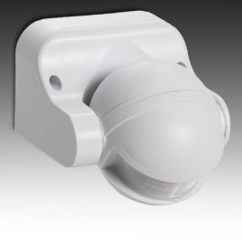 SB-BS039 Sensor Movimiento Superficie 180º IP44 compatible LED 300W / Incandescencia 1200W Infrarrojos Alcance 12m Tiempo Ajustable