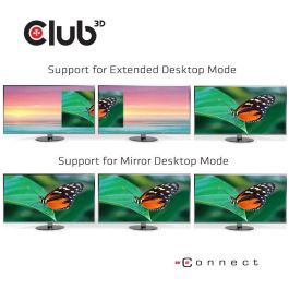 Club3D CSV-1564W65 Docking Station USB-C 3.2 Gen 1 Hub 7 Puertos, DisplayPort, HDMI 4K, LAN, Audio, 65W/100W PD