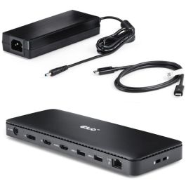 Club3D St/Bu Thunderbolt 4 Docking Station 12-en-1 USB-C 3 Displays HDMI DisplayPort Ethernet Negro