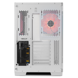 NOX Hummer Astra Midi Tower Blanco Caja PC Gaming Doble Cristal Templado, 4 Ventiladores ARGB, USB-C