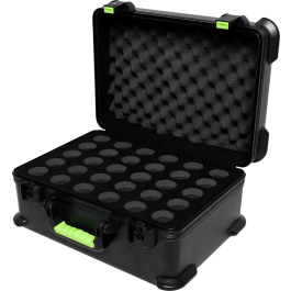 SBG Estuche de Transporte de Polietileno para 30 Micrófonos con Cierre TSA