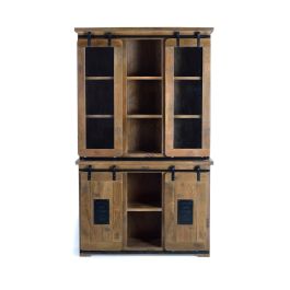 Giner y Colomer Armario Madera de Mango y Metal 200 x 100 x 47 cm