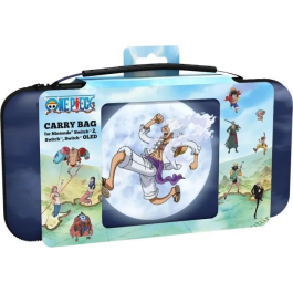 Konix Estuche Protector y de Transporte para Nintendo Switch 2, Diseño Luffy Gear 5 - Azul