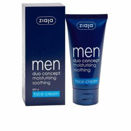 Ziaja MEN Crema Facial Hidratante para Hombre con SPF6, Tratamiento Matificante y Normalizante de Rápida Absorción 50 ml